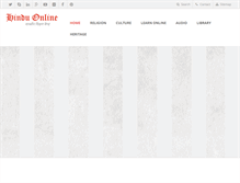 Tablet Screenshot of hinduonline.co